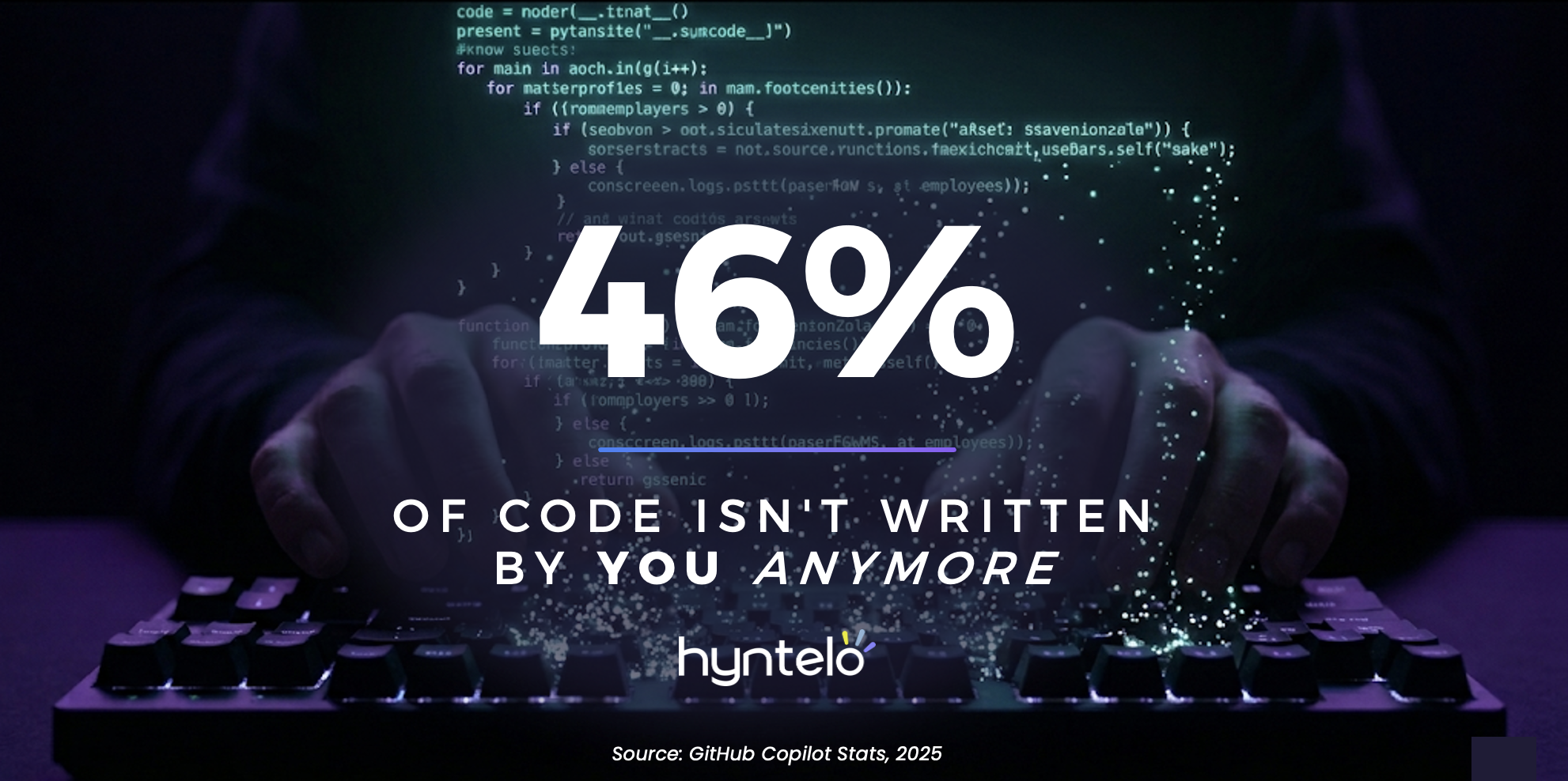 46% AI-written code
