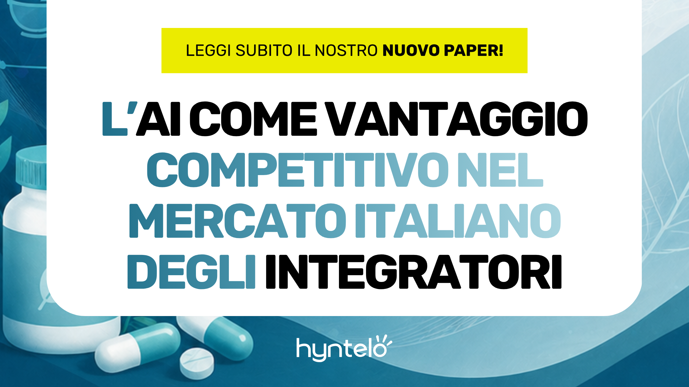 AI mercato italiano nutraceutico