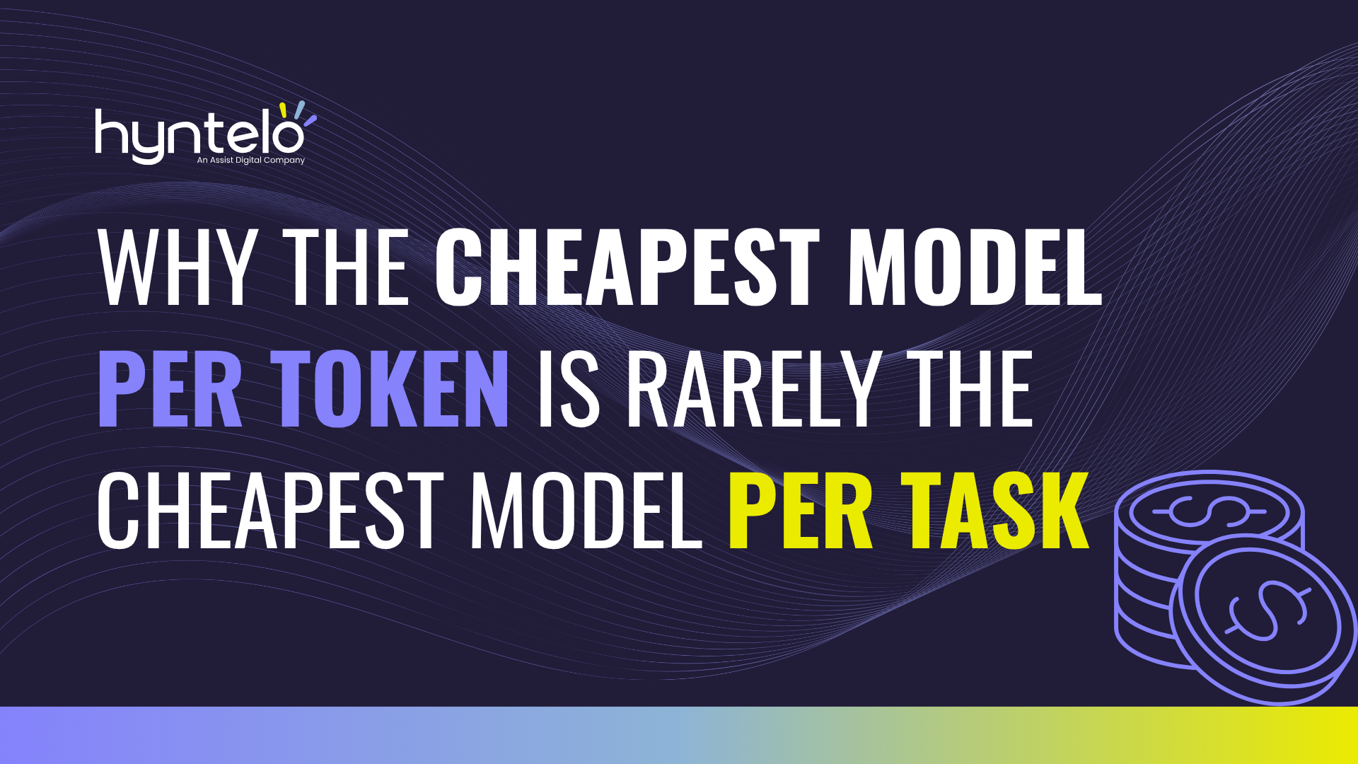 Cheapest model AI cost per token task